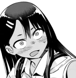 ◾️ Nagatoro Don't Toy with Me, Miss Nagatoro Anime, Manga, Nagatoro, Cartoon, Illustration, Japanisch telegram sticker