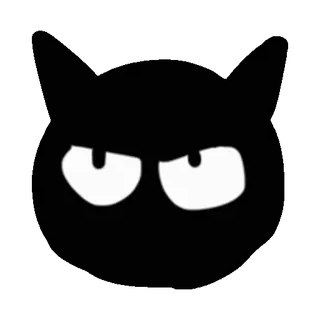 ⭐ augen, cartoon, dunkel, glanz whatsapp sticker