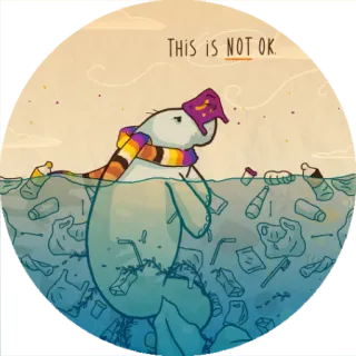Lamentino the manatee telegram stickers