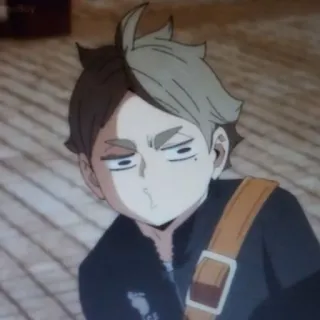 😗 Kōshi Sugawara Haikyu!! Anime, Haikyuu, Sugawara, Koshi Sugawara, Levantador, Vôlei, Karasuno telegram sticker