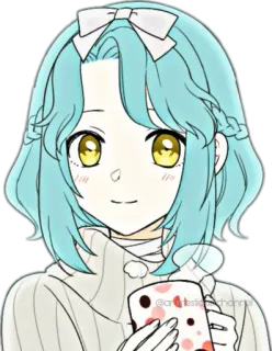 😊 @artistcirclechannel Anime, Fille, Dessin animé, Art, Dessin, Kawaii telegram sticker