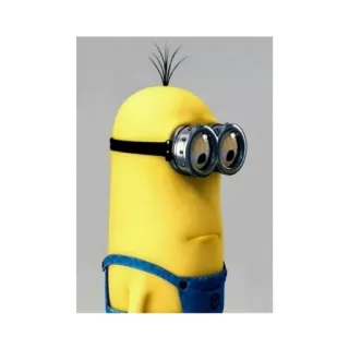 😔 Minion Despicable Me Minion, Moi, moche et méchant, dessin animé, animé, drôle, personnage telegram sticker