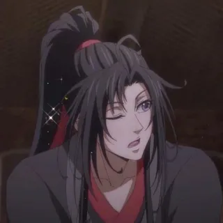 😝 Wei Wuxian Mo Dao Zu Shi Anime, Donghua, Animação chinesa, Wuxia, Fantasia telegram sticker