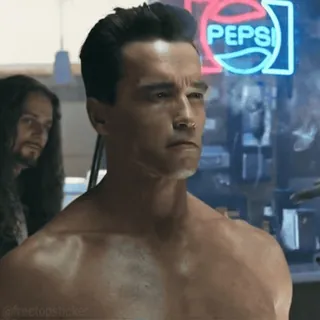 🚬 Terminator 아놀드 슈왈제네거, 영화, 배우, 액션, 사이보그 telegram sticker