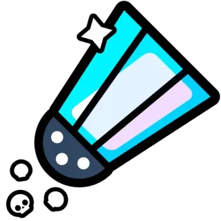 🧂 salt, skull, seasoning, cooking, food, death telegram sticker