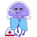 Jellyfish Toni telegram stickers