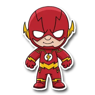 ⚡ The Flash superhero, comic book, DC Comics, speedster, The Flash telegram sticker