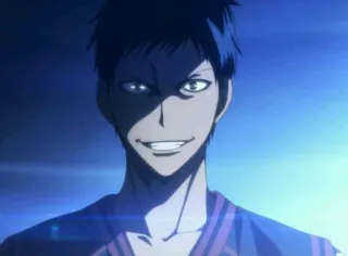 😁 Aomine Daiki Kuroko's Basketball Anime, Manga, Kuroko no Basket, Aomine Daiki, Pallacanestro, Anime sportivo telegram sticker
