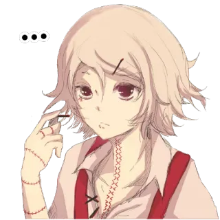 😕 Juuzou Suzuya Tokyo Ghoul Аниме, Персонаж, Джузо Сузуя, Токийский гуль, Сшитые швы, Манга telegram sticker