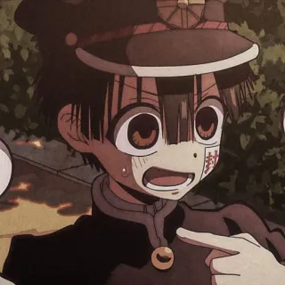 🏮 Hanako Toilet-bound Hanako-kun Anime, Manga, Personaje, Uniforme escolar, Fantasma, Fantasía telegram sticker