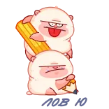 🤩 cartoon, character, sticker, cute, tongue, grumpy telegram sticker