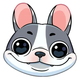 ☺️ cachorro, filhote, desenho animado, animal, fofo, animal de estimação telegram sticker