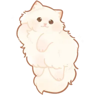 🐾 猫, 子猫, 可愛い, 動物, ペット, ふわふわ telegram sticker