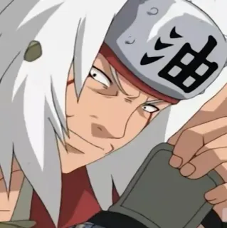 🌫 Jiraiya Naruto 油 anime, naruto, jiraiya, sabio, sabio pervertido, ninja, personaje anime telegram sticker