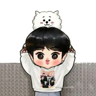 🍄 PERMISSION TO DANCE Dibujos animados, K-Pop, BTS, Música, Celebridad whatsapp sticker