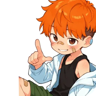 😏 Hinata Shoyo Haikyuu!! telegram sticker