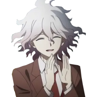 👏 Nagito Komaeda Danganronpa anime, manga, danganronpa, nagito komaeda telegram sticker