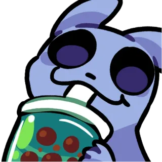🧋 Бобба, Чай, Мультфильм, Милый, Напиток, Анимация telegram sticker