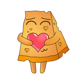 ❤️ Desenho animado, Coração, Fofo, Amor, Animação, Personagem, Adorável, Doce telegram sticker