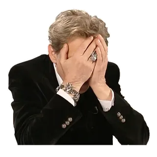 😑 Facepalm, Enttäuschung, Frustration, Peinlichkeit whatsapp sticker
