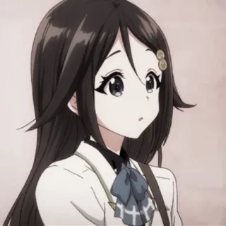 🌸 Ragazza anime, Uniforme scolastica, Manga, Personaggio dei cartoni animati, Femminile, Carina, Kawaii telegram sticker