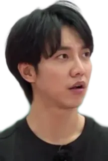 😏 мужчина, азиат, кореец, лицо, выражение whatsapp sticker