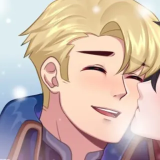 😊 dibujos animados, anime, retrato, romance telegram sticker