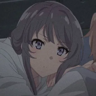 🐰 Mai Sakurajima Rascal Does Not Dream of Bunny Girl Senpai Anime, Fille, Mignon, Manga, Bunny Girl, Écolière telegram sticker