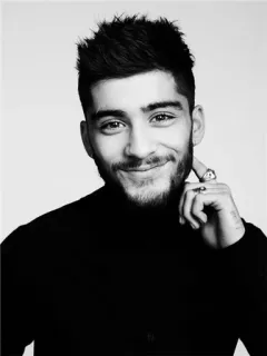 😊 Zayn Malik singer, celebrity, portrait, man, male, musician telegram sticker