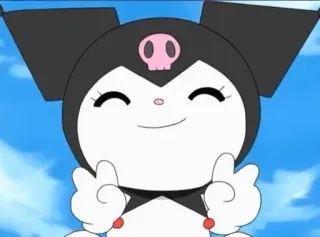 💕 Kuromi Kuromi, Sanrio, Anime, Kawaii, Personaje, Dibujos animados telegram sticker
