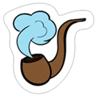 🚬 pipe, fumer, tabac, vapeur telegram sticker