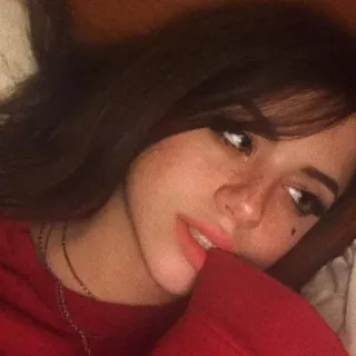💞 mujer, chica, retrato, rojo, morena telegram sticker