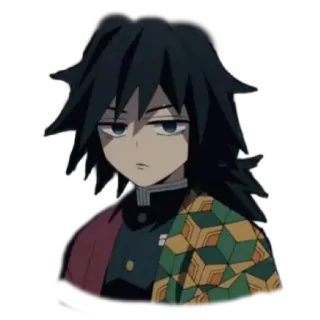 🙄 Giyu Tomioka Demon Slayer Anime, Thanh Gươm Diệt Quỷ, Giyu Tomioka, Nhân vật, Manga telegram sticker