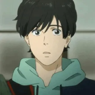 💧 Ash Lynx Banana Fish Anime, Dibujos animados, Retrato, Joven, Personaje telegram sticker