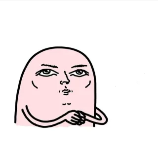 💎 cartoon, personage, grappig, gezicht, tekening telegram sticker