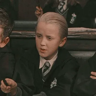 🐾 Draco Malfoy Harry Potter 드레이코 말포이, 해리 포터, 슬리데린, 마법사, 마법, 학교, 학생 telegram sticker