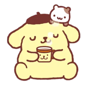 Pompompurin telegram stickers