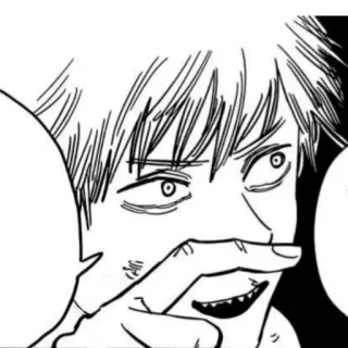🔪 Denji Chainsaw Man Anime, Manga, Chainsaw Man, Denji, Zeigen whatsapp sticker