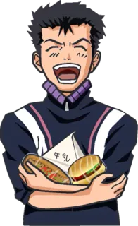 😁 牛乳 Anime, Nourriture, Déjeuner, Joyeux, Sandwich, Lait telegram sticker