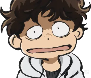 🥴 Anime, Chocado, Desenho animado, Surpreso, Expressão, Rosto telegram sticker