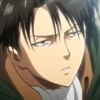 ✨ Levi Ackerman Attack on Titan Anime, Attack on Titan, Levi, Kapten Levi, Karakter, Manga telegram sticker