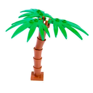 🌴 야자수, 열대, 레고, 나무, 자연, 식물, 장난감 telegram sticker