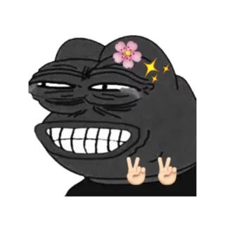 😂 pepe, katak, meme, budaya internet whatsapp sticker