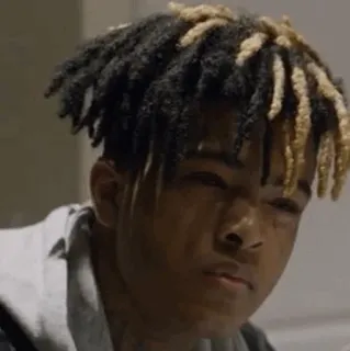🖤 XXXTentacion rapper, muzikant, zanger, portret telegram sticker