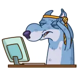 Comrade Wolf telegram stickers