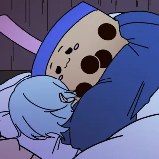 🧋 boba, dormir, kawaii, mignon, thé, paresseux telegram sticker