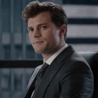 🍂 Christian Grey Fifty Shades of Grey Film, gutaussehend, Mann, Anzug, Geschäftsmann whatsapp sticker