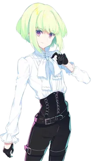 😄 anime, character, girl, art, illustration telegram sticker