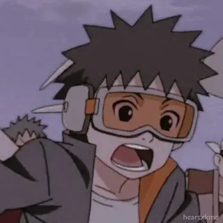 ⛰️ Obito Uchiha Naruto anime, naruto, obito, uchiha, manga, character telegram sticker