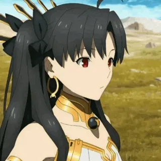 😐 Ishtar Fate/Grand Order Anime, Personaje, Ishtar, Fate/Grand Order, Mujer telegram sticker
